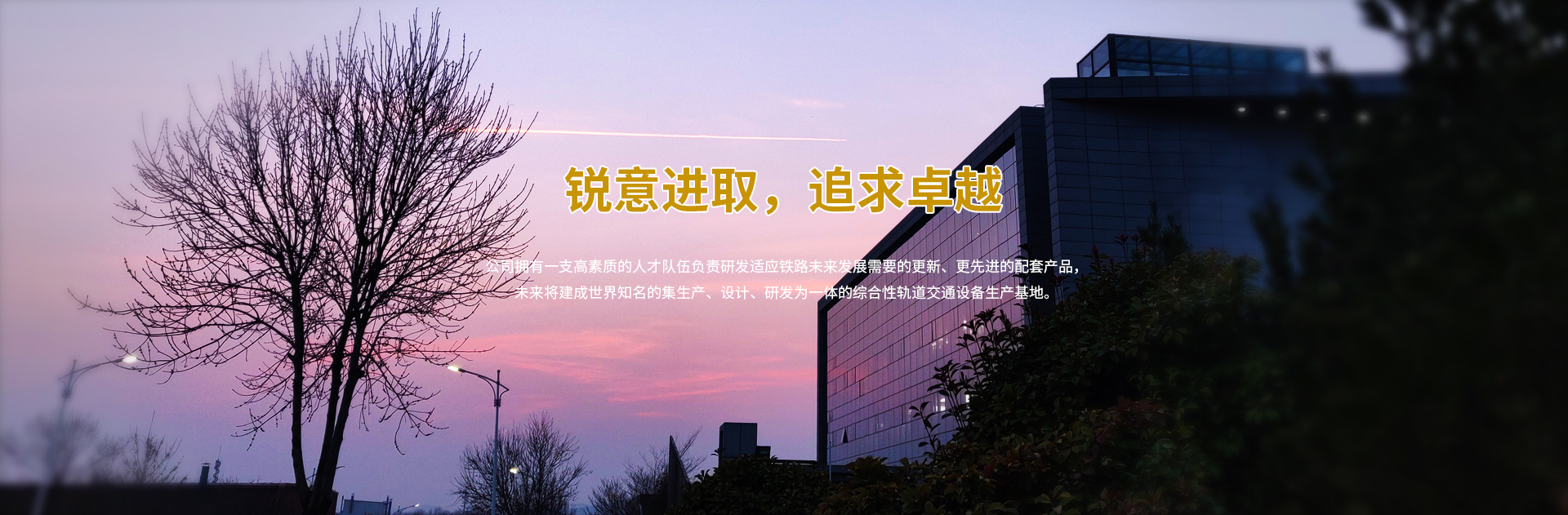 銳意進取，追求卓越